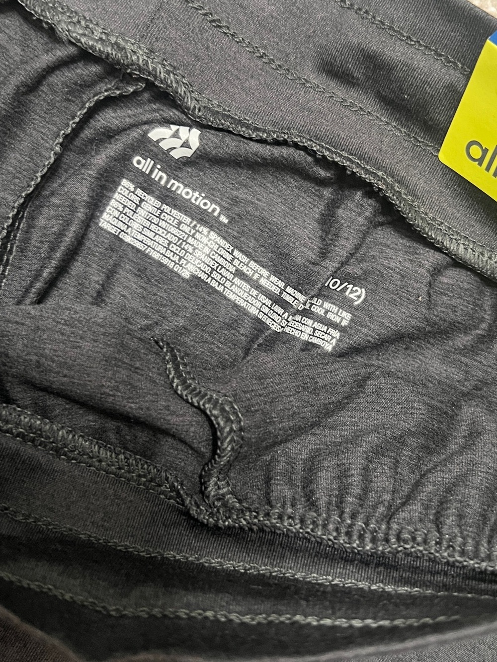 Girl’s Black Everyday Drawstring Shorts - Picture 3 of 3